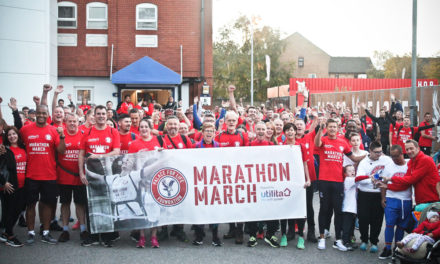 RED BLUE ARMY MARCH FOR CHARITY