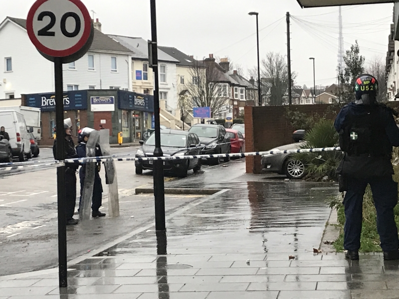 POLICE IN FIVE HOUR STAND OFF IN THORNTON HEATH