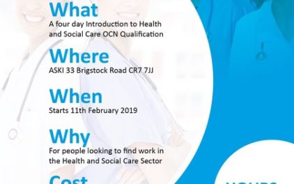 Get a qualification in health and social care
