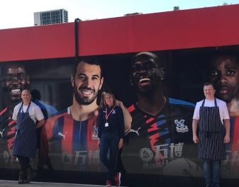 Football club chefs serve up health meals for NHS