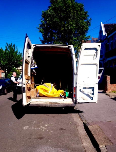 Council officer tracks down flytipper