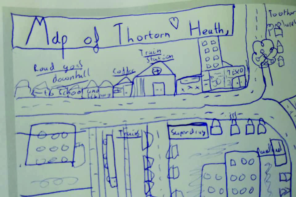 10-Year-Old’s Map of Thornton Heath