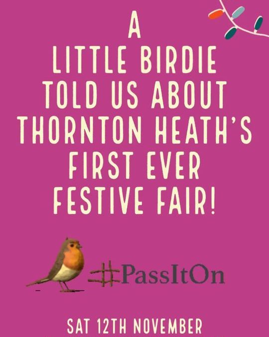 November 12: Thornton Heath Festive Fair